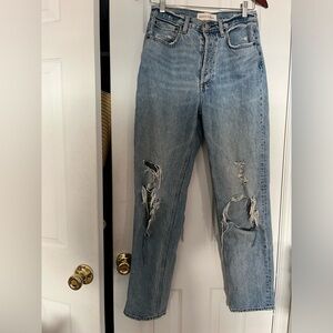 Aritzia Denim Forum BF High Rise Loose Jeans